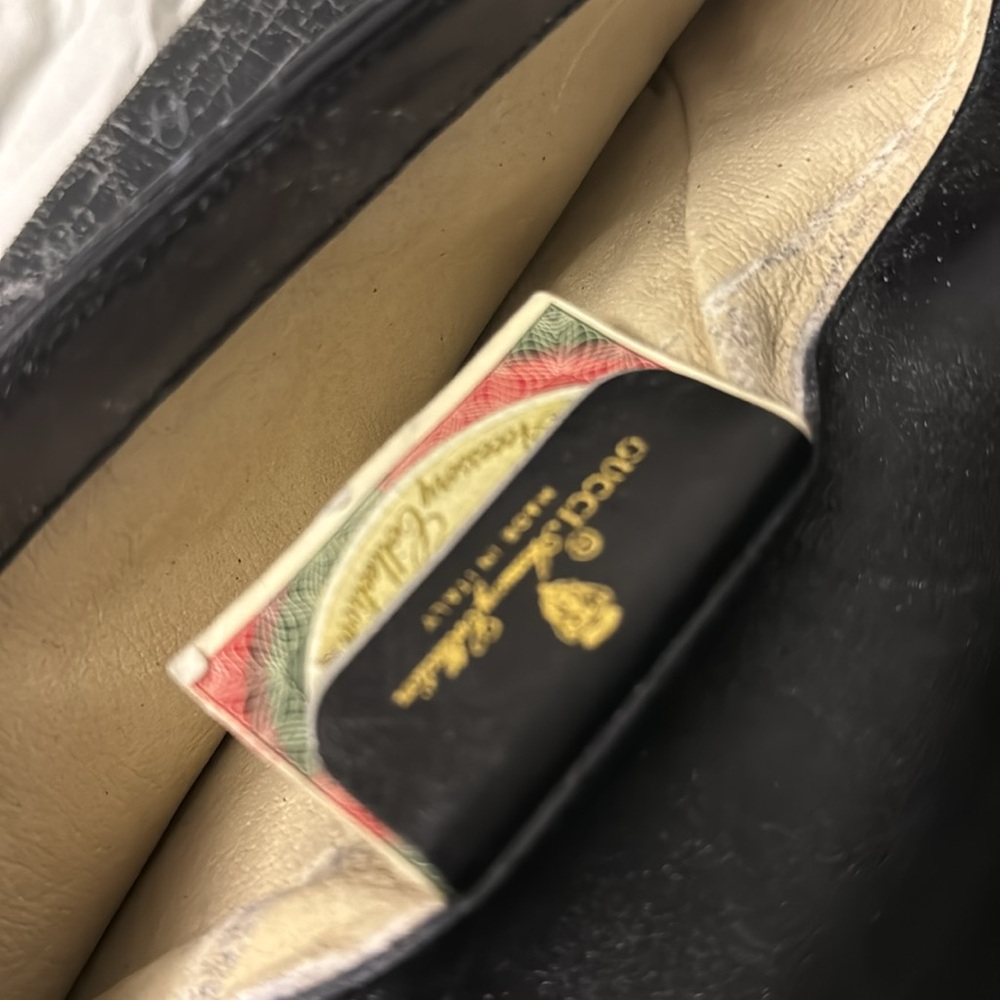 Gucci vintage black canvas clutch - Picture 5 of 5